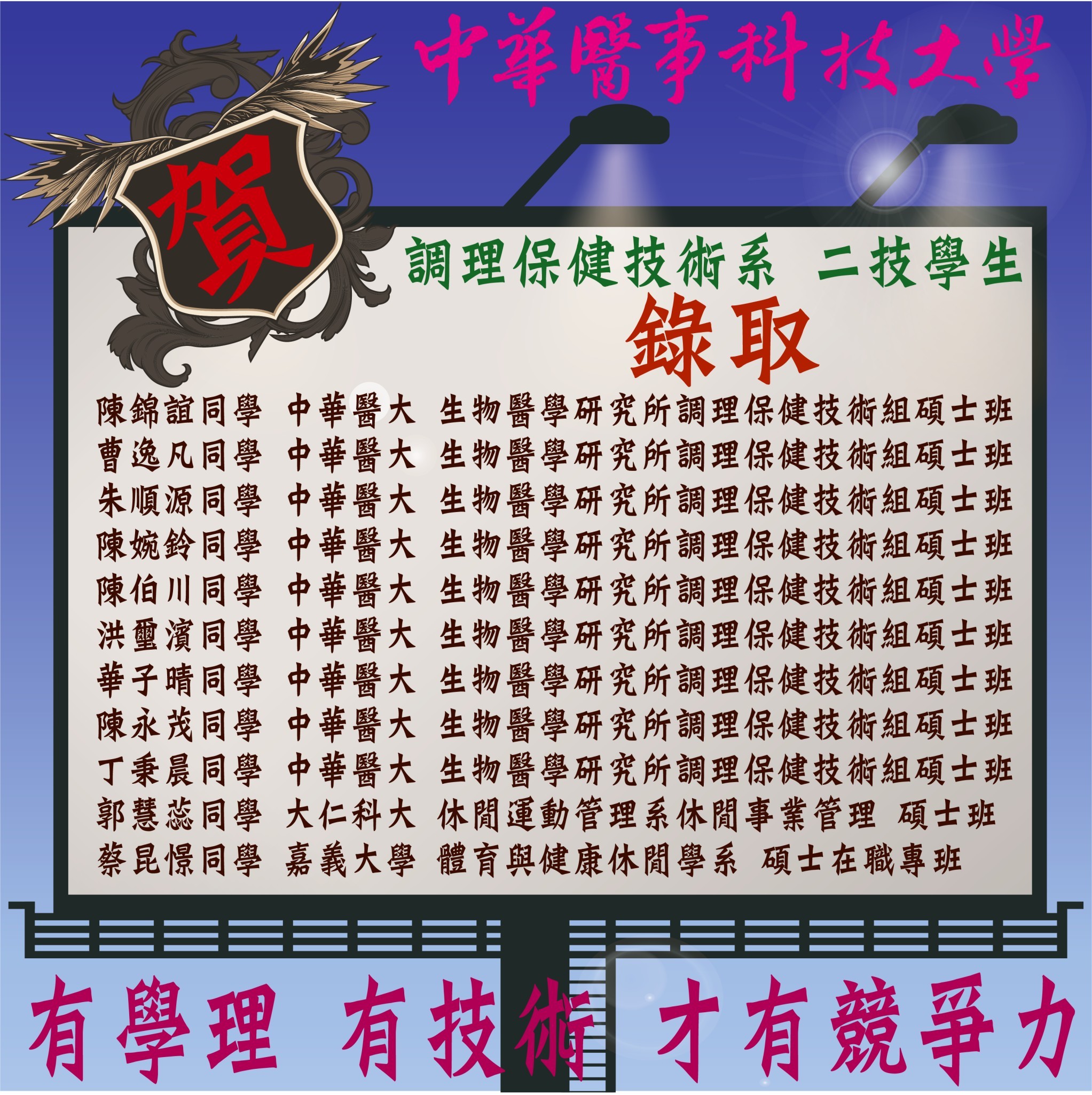 升學榜單